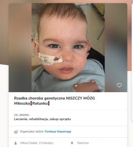 Aukcja charytatywna  dla Miłoszka
