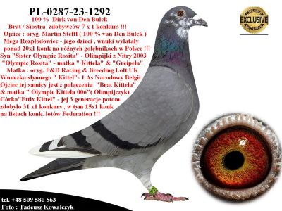 PL-0287-23-1292   Mega geny hodowli Dirka van Den Bulcka