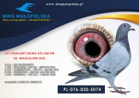 PL 076 20 5072 LADEMAN ZDZISŁAW - 45m FINAŁ, Konk nr 3 - 29m!!, konk. nr 2 - 55m. !!! pod wiatr 41 -AS LOTNIK 4/5konk.